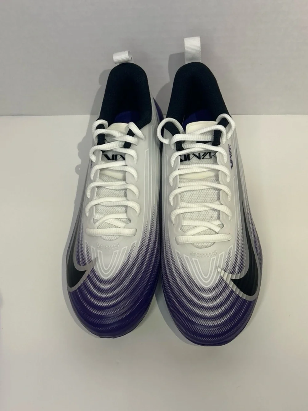 Nike Vapor Speed 3 Men’s size 7 Football Cleats in White & Purple